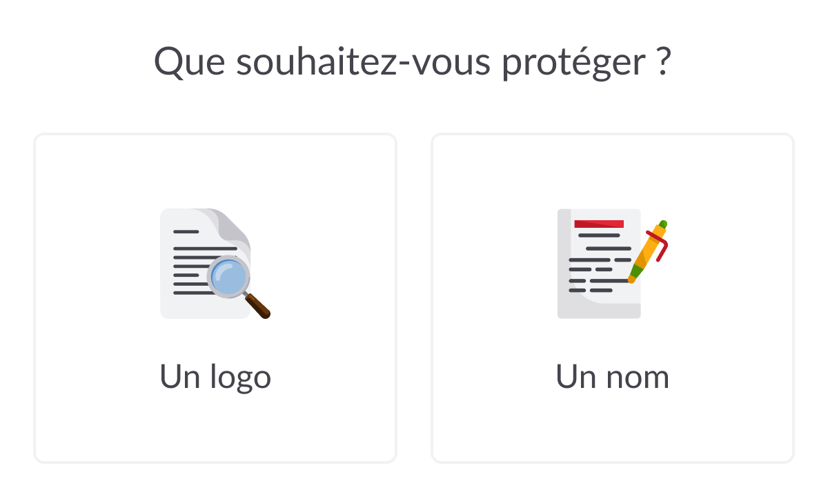 Dépôt de marque - étape 1