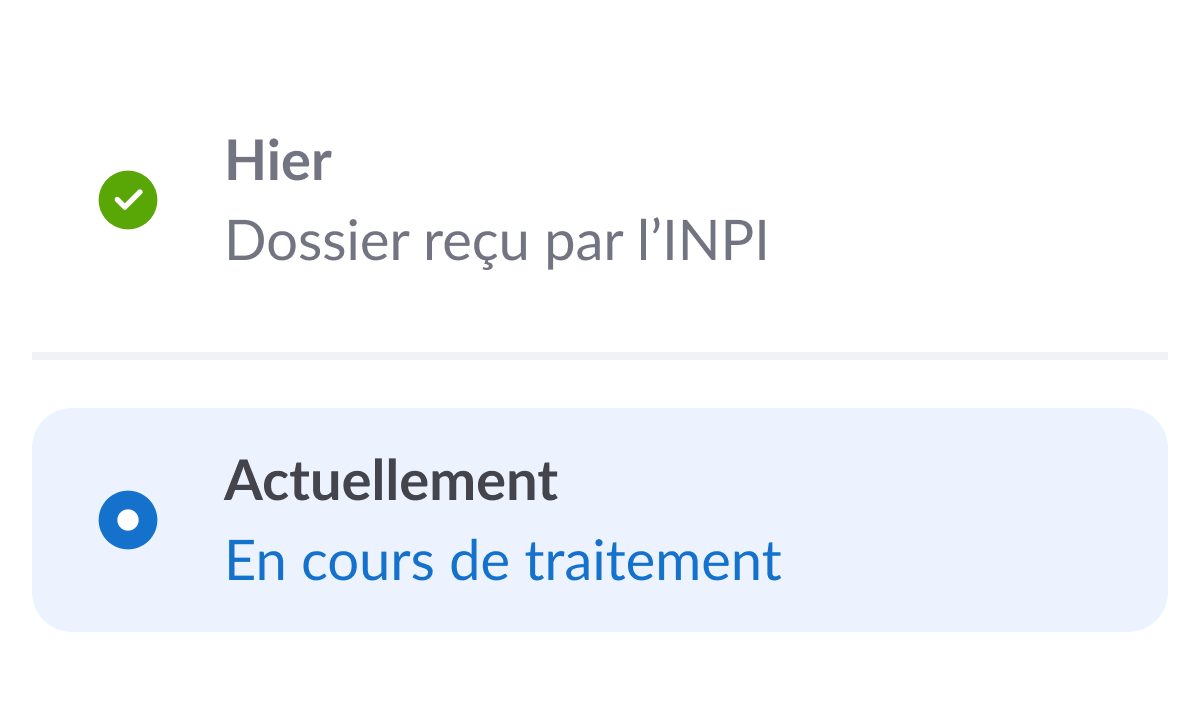 Dépôt de marque - étape 3